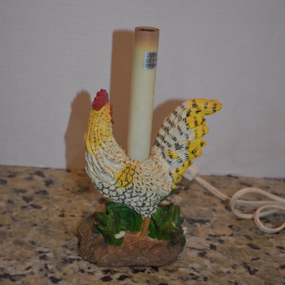 Very Nice Rooster Nightlight Lamp - Picture 5 of 6